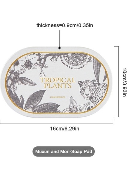 C3 Diatomit Emici Placemat Coaster Diş Fırçası Tutucu Yalıtım Pedi Sabun Mat Banyo Mutfak Hızlı Kuru Küf Geçirmez Raf (Yurt Dışından)