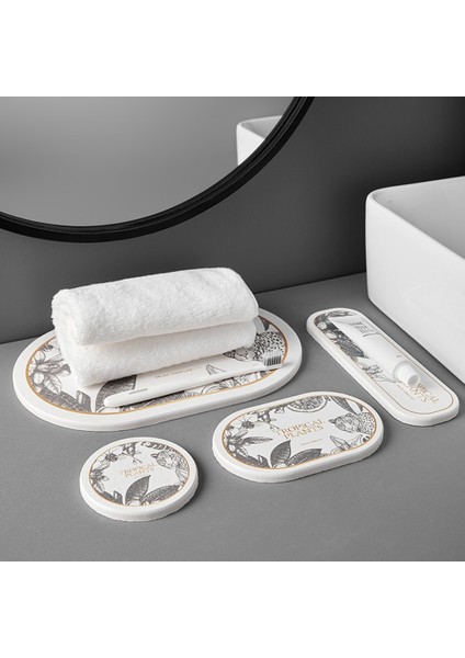 C3 Diatomit Emici Placemat Coaster Diş Fırçası Tutucu Yalıtım Pedi Sabun Mat Banyo Mutfak Hızlı Kuru Küf Geçirmez Raf (Yurt Dışından)