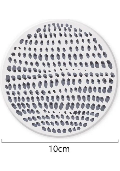 01 Yuvarlak 10X10X0.8 cm Isı Yalıtım Çay Fincanları Coaster Mutfak Aksesuarları Masa Mat Diyatomlu Toprak Emici Coaster Yemek Masası Placemat (Yurt Dışından)