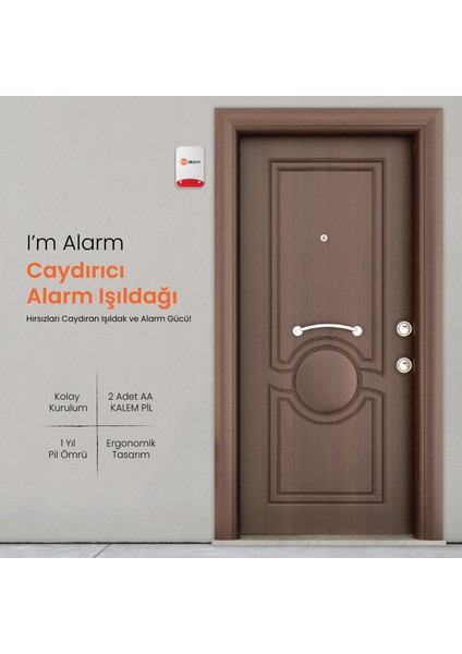Mini Boy Caydırıcı Alarm Işıldağı