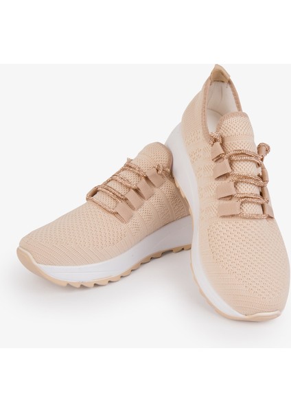 Tegan Kadın Spor Ayakkabı Sneakers Triko Taşlı Bağcıklı Günlük fiyatları