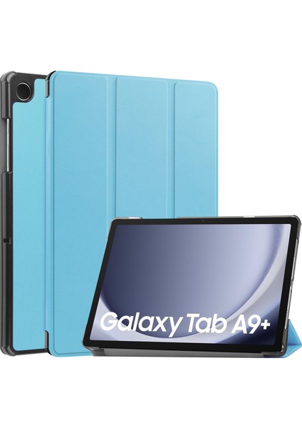 Samsung Galaxy Tab A9 Plus 2023 Için Otomatik Uyandırma Uyku Özellikli Darbeye Dayanıklı Tablet Kılıfı (Yurt Dışından)