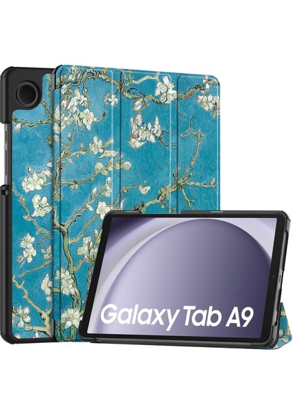 Samsung Galaxy Tab A9 2023 Için Otomatik Uyandırma Uyku Özellikli Darbeye Dayanıklı Tablet Kılıfı (Yurt Dışından)