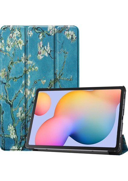 Samsung Galaxy Tab S6 Lite P613 Için Otomatik Uyandırma Uyku Özellikli Darbeye Dayanıklı Tablet Kılıfı (Yurt Dışından)