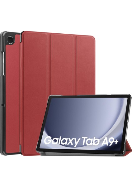 Samsung Galaxy Tab A9 Plus 2023 Için Otomatik Uyandırma Uyku Özellikli Darbeye Dayanıklı Tablet Kılıfı (Yurt Dışından)