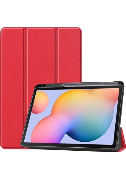 Samsung Galaxy Tab S6 Lite P613 Için Otomatik Uyandırma Uyku Özellikli Darbeye Dayanıklı Tablet Kılıfı (Yurt Dışından)