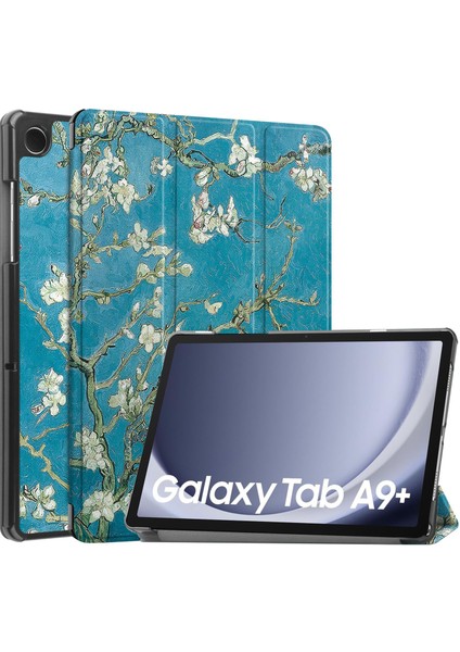 Samsung Galaxy Tab A9 Plus 2023 Için Otomatik Uyandırma Uyku Özellikli Darbeye Dayanıklı Tablet Kılıfı (Yurt Dışından)