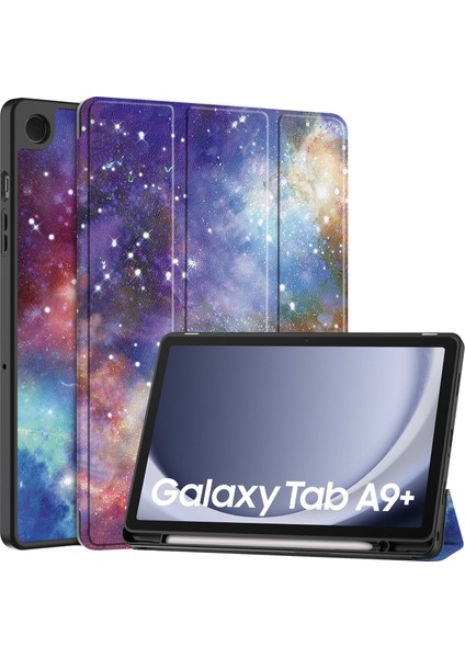 Samsung Galaxy Tab A9 Plus 2023 Için Otomatik Uyandırma Uyku Özellikli Darbeye Dayanıklı Tablet Kılıfı (Yurt Dışından)