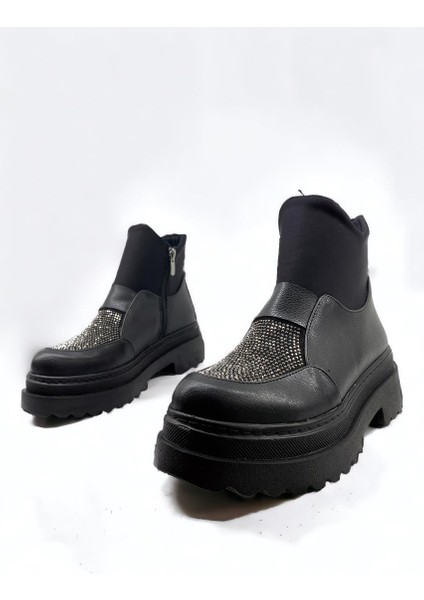 Izlife İZ226 K036 Siyah Kadın Casual Bot fırsatları