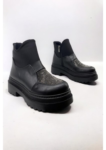 Izlife İZ226 K036 Siyah Kadın Casual Bot indirimleri
