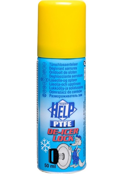 Kilit Buz Çözücü + PTFE Yağlayıcı 50 Ml. Made in Italy 043650