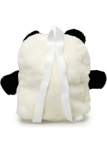 Pelus Panda 3pr Beyaz Kız Çocuk Peluş Çanta modelleri