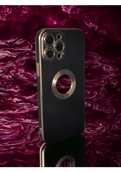 Apple iPhone 13 Pro Max Silikon (Kamera Korumalı) Siyah Kılıf Modeli