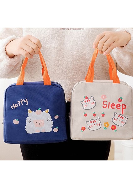 023 Çanta Taşınabilir Öğle Yemeği Çantaları Yemek Kabı Termal Öğle Yemeği Gıda Çantaları Çocuklar Için Soğutucu Çanta Termos Konteyner Saklama Çantası Kadın Çocuklar Için (Yurt Dışından) fırsatları