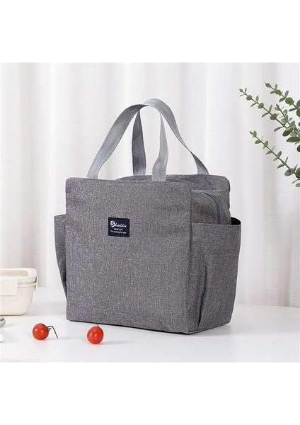 A2-25X14X25CM Büyük Kapasiteli Soğutucu Çanta Su Geçirmez Oxford Taşınabilir Fermuar Termal Öğle Yemeği Çantaları Yalıtımlı Dondurucu Çanta Kamp Piknik Çantası (Yurt Dışından)