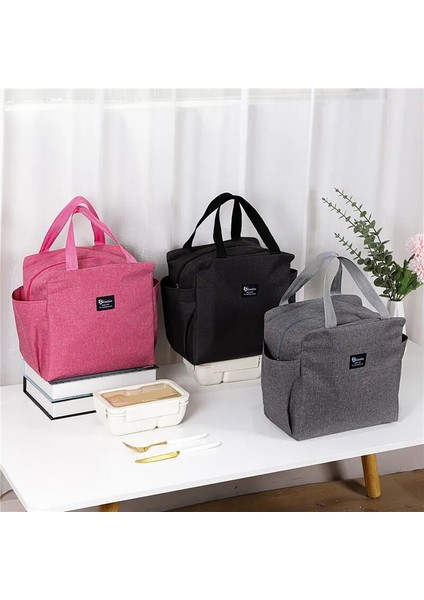 A2-25X14X25CM Büyük Kapasiteli Soğutucu Çanta Su Geçirmez Oxford Taşınabilir Fermuar Termal Öğle Yemeği Çantaları Yalıtımlı Dondurucu Çanta Kamp Piknik Çantası (Yurt Dışından) modelleri