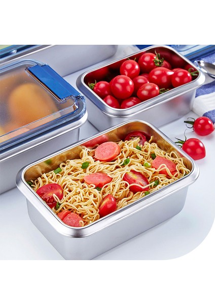 2000ML 316 Paslanmaz Çelik Öğle Yemeği Kutusu 600ML-2800ML Gıda Sınıfı Taşınabilir Bento Kutuları Fırın Indüksiyon Ocak Sızdırmazlık Sızdırmaz Öğle Yemeği Kutusu (Yurt Dışından) indirimleri