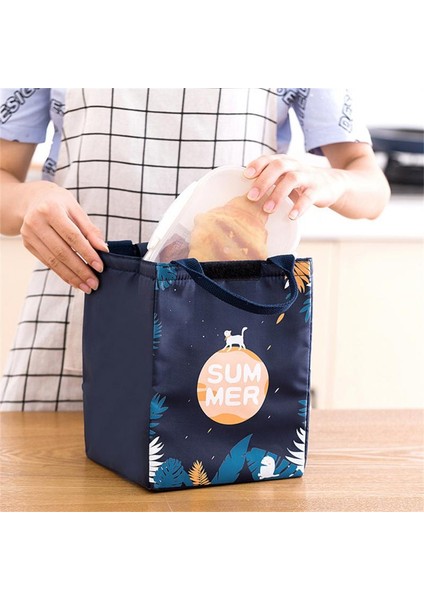 Gri Tek Boynuzlu At 3 Torba Sevimli Taşınabilir Açık Bento Kese Akşam Yemeği Yalıtım Çantası Su Geçirmez Saklama Çantası Öğrenciler Için Isı Yalıtım Çantası Öğle Yemeği Çantası (Yurt Dışından)