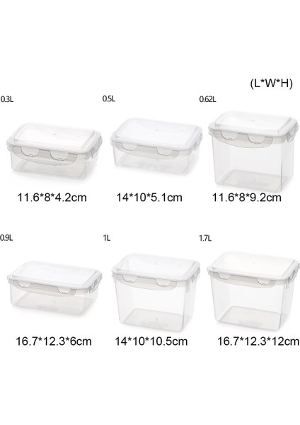 0.62L 7 Boyutları Gıda Çocuklar Okul Yemek Takımı Açık Plastik Bento Kutusu Piknik Aperatif Yemek Saklama Kabı Hazırlık Öğle Yemeği Kutuları (Yurt Dışından) fiyatları