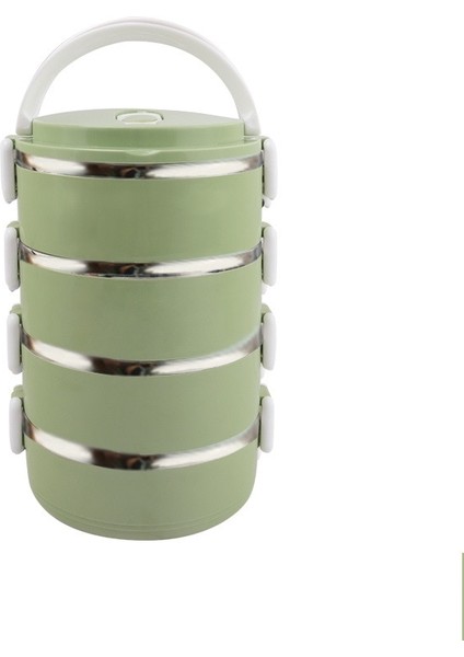 Mavi 2 Katmanlı 1-4 Katmanlar Öğle Yemeği Kutusu Çocuklar Için Mutfak Gıda Saklama Kabı Taşınabilir Piknik Sepeti Sevimli Yuvarlak Bento Kutusu Kolu Termal Kutu (Yurt Dışından) indirimleri