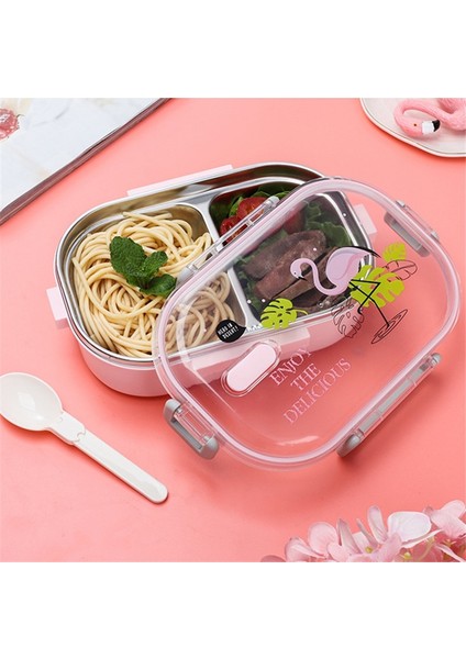 Mavi Fil 700 ml Shaı Sıcak Tutmak Gıda Kabı Bölmeli Taşınabilir Japon Öğle Yemeği Kutusu Sofra 304 Paslanmaz Çelik Çocuklar Bento Kutusu (Yurt Dışından)