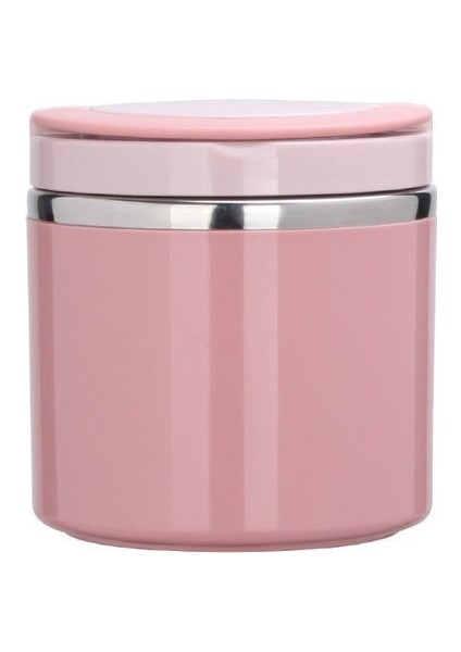 Pembe 1000ML 630ML 1000ML Paslanmaz Çelik Öğle Yemeği Kutusu Çorba Termos Şişe Gıda Kavanoz Saklama Kabı Yalıtımlı Bento Kutusu Çocuklar Için Saplı (Yurt Dışından)