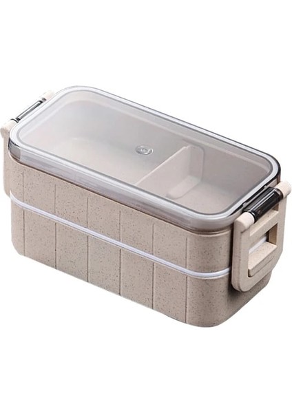 Stil 5 Bento Kutusu Japon Tarzı Plastik Öğle Yemeği Okul Çalışması Mikrodalgada Çift Katmanlı Bölme Sebzelik Mutfak Gıda Saklama Kabı (Yurt Dışından)