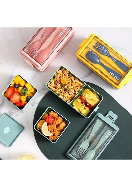 Stil 5 Bento Kutusu Japon Tarzı Plastik Öğle Yemeği Okul Çalışması Mikrodalgada Çift Katmanlı Bölme Sebzelik Mutfak Gıda Saklama Kabı (Yurt Dışından) modelleri