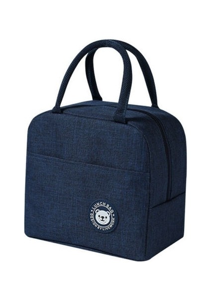 Donanma Çanta 2 Yeni Taşınabilir Öğle Yemeği Kutusu 2 Katmanlı Izgara Çocuk Öğrenci Bento Kutusu Çatal Kaşık Sızdırmaz Mikrodalgada Koku Önlemek Okul Ofis (Yurt Dışından)