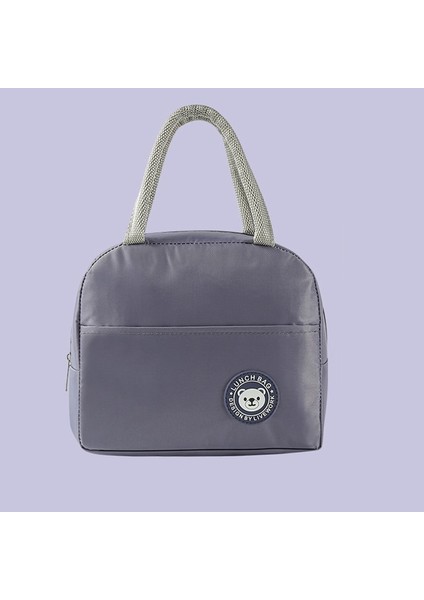 24 23X13X21 cm Taşınabilir Öğle Yemeği Kutusu Isı Koruyucu Termal Yalıtımlı Kanvas Tote Kese Çocuklar Okul Bento Yemek Konteyner Piknik Gıda Depolama (Yurt Dışından)