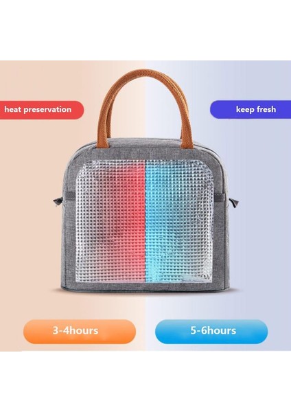 24 23X13X21 cm Taşınabilir Öğle Yemeği Kutusu Isı Koruyucu Termal Yalıtımlı Kanvas Tote Kese Çocuklar Okul Bento Yemek Konteyner Piknik Gıda Depolama (Yurt Dışından) fiyatları