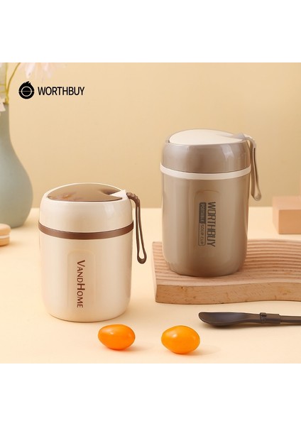 Yeşil 480 ml Worthbuy Termal Öğle Yemeği Kutusu Mikrodalga Güvenli 18/8 Paslanmaz Çelik Gıda Kabı Çocuk Yetişkin Sızdırmaz Öğle Yemeği Kabı Gıda Kavanoz (Yurt Dışından)