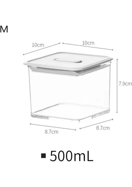 500 ml 7 Boyutları Plastik Bento Kutusu Piknik Aperatif Yemek Saklama Kabı Gıda Hazırlama Yemek Kabı Kamp Tencere Çocuklar Okul Yemek Takımı (Yurt Dışından)