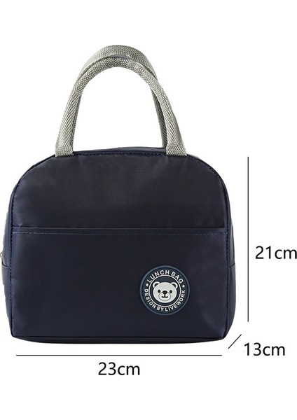 23X21X13CM-DONANMA 7l Fonksiyonel Termal Yalıtımlı Çanta Yüksek Kapasiteli Kadınlar Için Öğle Yemeği Kutusu Taşınabilir Buzdolabı Soğutucu Çanta Çalışmak Için Su Geçirmez Gıda Çantası (Yurt Dışından)