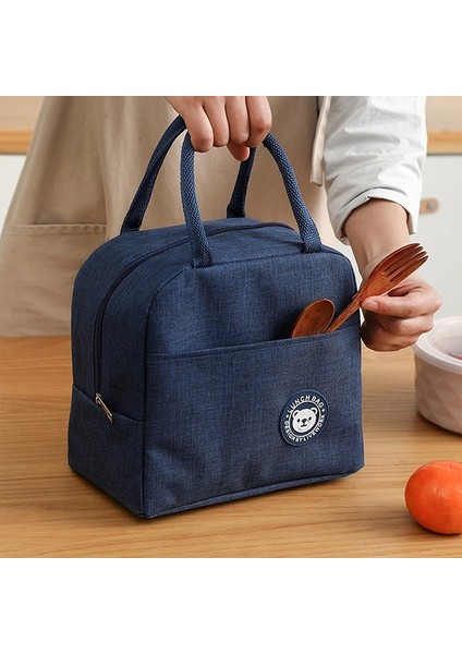 23X21X13CM-DONANMA 7l Fonksiyonel Termal Yalıtımlı Çanta Yüksek Kapasiteli Kadınlar Için Öğle Yemeği Kutusu Taşınabilir Buzdolabı Soğutucu Çanta Çalışmak Için Su Geçirmez Gıda Çantası (Yurt Dışından)
