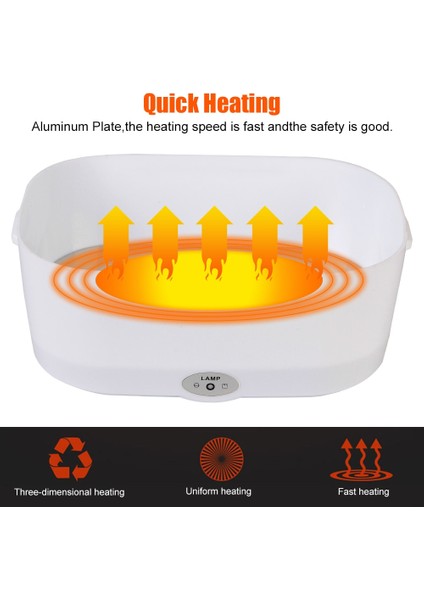 Pembe Araba Fişi Hızlı Isıtma Gıda Kabı Seyahat Araba Çalışma Isıtma Bento Kutusu Yemek Takımı 12V 220V Ab Tak Taşınabilir Elektrikli Isıtmalı Öğle Yemeği Kutusu (Yurt Dışından)