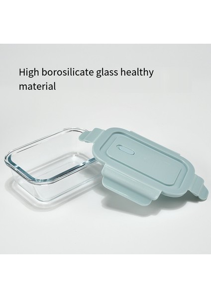 Mavi 1040 ml L 1 Adet Çocuklar Için Öğle Yemeği Kutusu Gıda Sınıfı Mühürlü Dondurulmuş Cam Sebzelik Buzdolabı Özel Isıtma Cam Öğle Yemeği Kutusu Mikrodalga Fırın (Yurt Dışından) fırsatları