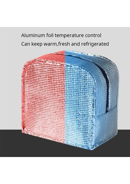 Gri Taşınabilir Bento Öğle Yemeği Çantası Alüminyum Folyo Yalıtım Gıda Saklama Çantası Yemek Kabı Kamp Okul Çocuk Isıtıcı Saklama Kutusu Mutfak (Yurt Dışından) indirimleri