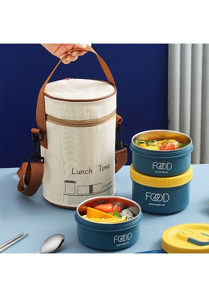 1 Kat E600ML Paslanmaz Çelik Vakum Termal Öğle Yemeği Kutusu Yalıtımlı Öğle Yemeği Çantası Gıda Isıtıcı Konteyner Termos Çorba Bardağı Bento Kutusu Çocuklar Için Öğrenci (Yurt Dışından)