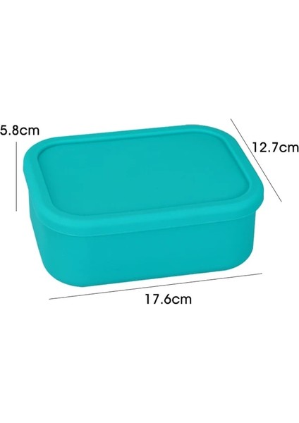 M-Yeşil Silikon Bento Kutuları Öğle Yemeği Kabı, Yonghao Sızdırmaz Öğle Yemeği Kabı, Bpa Içermeyen, Bulaşık Makinesinde Yıkanabilir (Yurt Dışından)