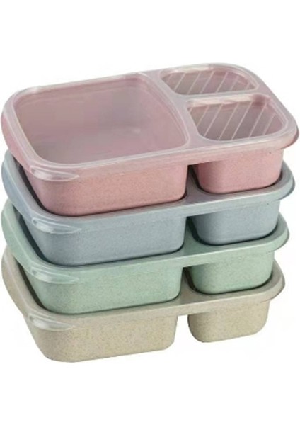 Mavi 3 Öğle Yemeği Kutusu Çocuklar Için Taşınabilir Mikrodalga Bento Kutuları Öğle Yemeği Piknik Meyve Gıda Konteyner Ev Saklama Kutusu (Yurt Dışından) fiyatları