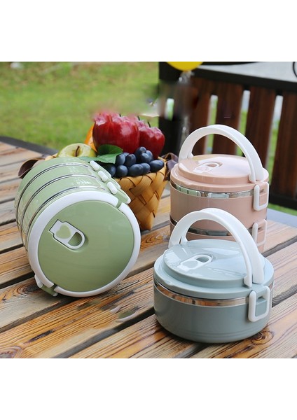 Turuncu 1 Çevre Dostu Paslanmaz Çelik Mühürlü Öğle Yemeği Kutusu Taşınabilir Bento Kutusu Isı Yalıtım Yemek Kovası Gıda Kapları Mutfak Yemek Takımı (Yurt Dışından) fırsatları