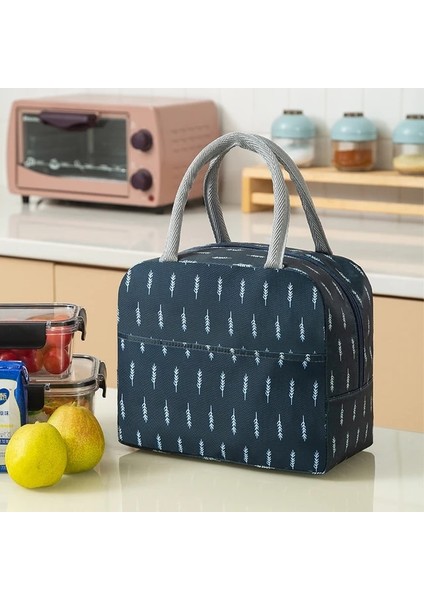 Güncelleme H Taşınabilir Öğle Yemeği Çantası Yemek Kabı Isı Yalıtımlı Kanvas Tote Kese Çocuklar Okul Bento Taşınabilir Yemek Konteyner Piknik Gıda Depolama (Yurt Dışından)
