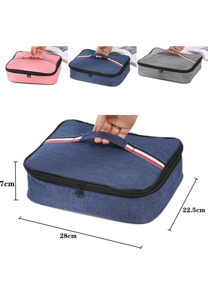 Gri Yalıtımlı Öğle Yemeği Kutusu Erkek Kadın Seyahat Taşınabilir Kamp Piknik Çantası, Oxford Kumaş + Alüminyum Folyo Soğuk Gıda Soğutucu Termal Çanta Çanta (Yurt Dışından) fiyatları