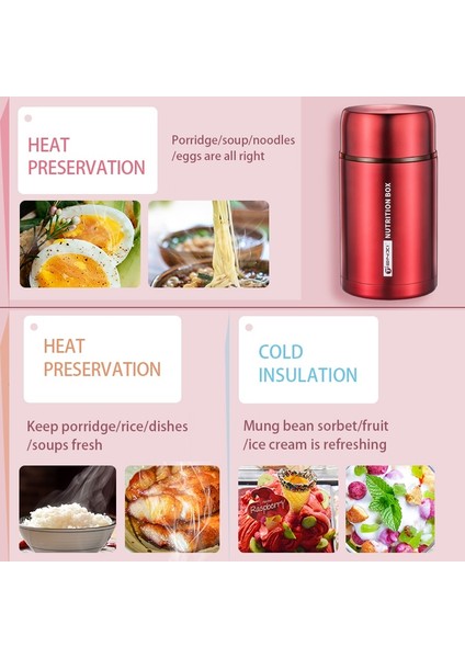 750ML Set 1 Gıanxı Çok Fonksiyonlu Kızarmış Beher Büyük Kapasiteli Termos Paslanmaz Çelik Öğle Yemeği Kutusu Gıda Çorba Şişesi Kabı (Yurt Dışından) modelleri