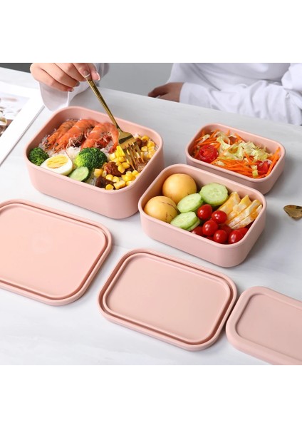 M-Yeşil Silikon Bento Kutuları Öğle Yemeği Kabı, Yonghao Sızdırmaz Öğle Yemeği Kabı, Bpa Içermeyen, Bulaşık Makinesinde Yıkanabilir (Yurt Dışından)