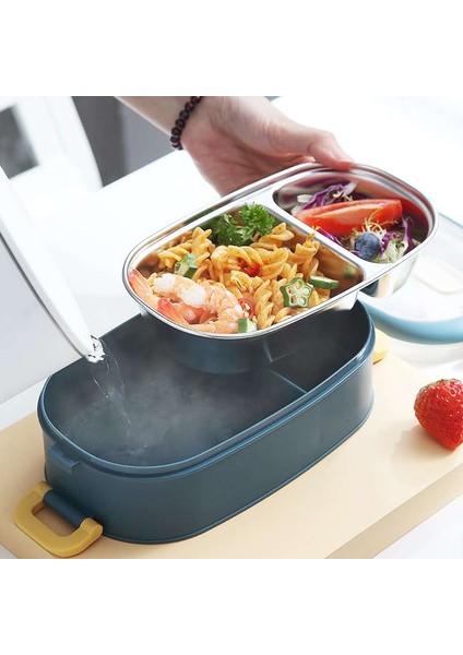 2yellow-1 Çok Katmanlı Bento Kutusu Japon Tarzı Taşınabilir Açık 304 Paslanmaz Çelik Bölmeli Gıda Kutuları ile Çocuklar Için Termal Öğle Yemeği Kutusu (Yurt Dışından) fırsatları