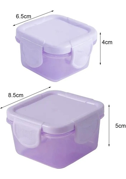PURPLE60ML Gıda Kabı Taze Tutma Sızdırmaz Gıda Saklama Kutusu Ev Için Plastik Pratik Gıda Sınıfı (Yurt Dışından) modelleri