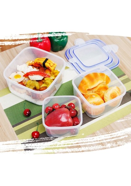 800 ml Plastik Öğle Yemeği Kutusu Çocuklar Için Bento Kutusu Gıda Saklama Kabı Okul Ofis Çalışanı Için Açık Piknik Aperatif Yemek Mikrodalga 6 Boyutu (Yurt Dışından)