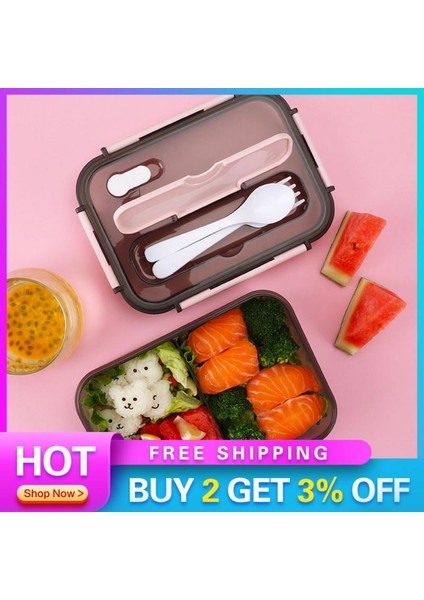 C 1200ML Resimde Gösterildiği Gibi Plastik Öğle Yemeği Kutusu Mühürlü Buzdolabı Bento Kutusu Öğrenci Ofis Çalışanı Öğle Yemeği Bento Kutusu Fast Food Kutusu Ev Mikrodalga Mevcut (Yurt Dışından) fiyatları